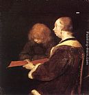 Gerard Ter Borch Wall Art - The Reading Lesson